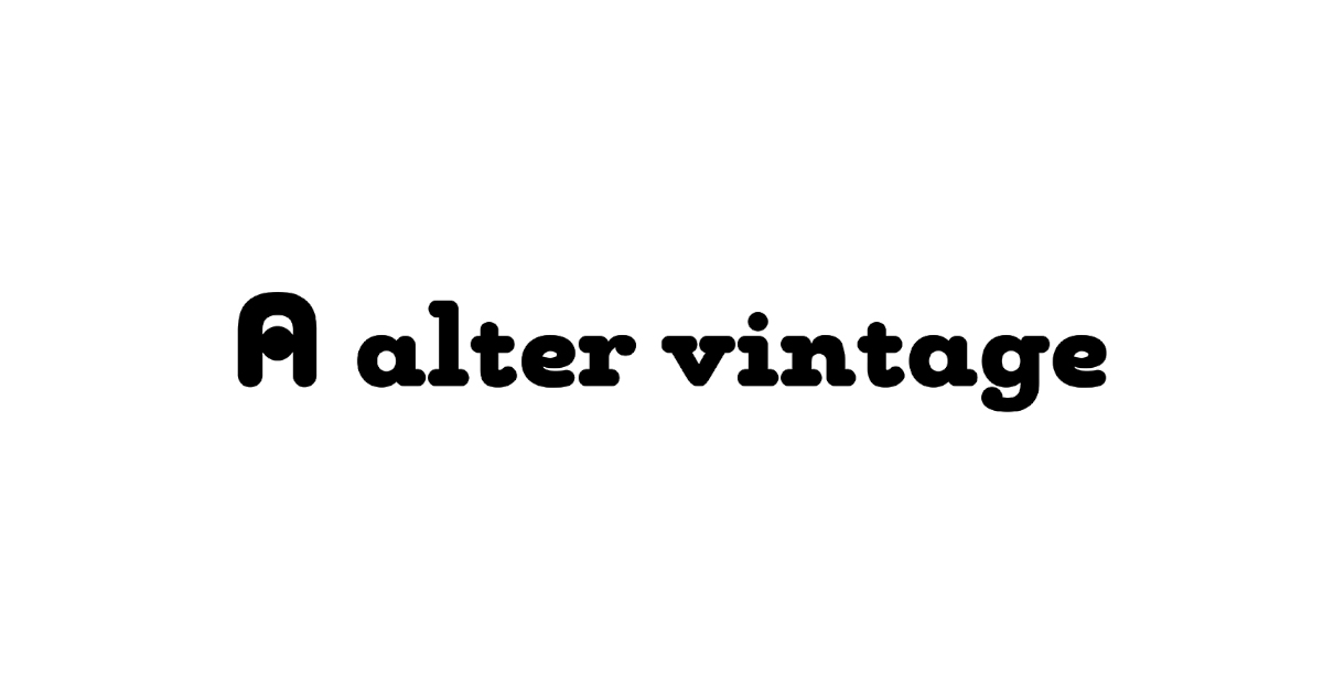 Alter Vintage New Open